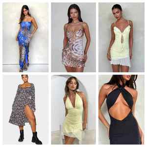 Vestido de verano 2026 nuevo con volantes para mujer, stock de ropa usada al por mayor - Product Image 4