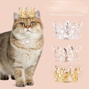 Nouveau chapeau de couronne pour animaux de compagnie transfrontalier, décoration de fête d'anniversaire pour animaux de compagnie, fournitures pour animaux de compagnie - Product Image 1