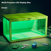 Nouveau produit boîte à chaussures intelligente armoire côté ouvert haute lumière LED transparente filet anti-oxydation boîte d'affichage