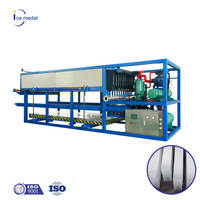 ICEMEDAL Machine à blocs de glace à refroidissement direct automatique à moteur et engrenage contrôlé par PLC de 5 tonnes équipement d'usine de glace industrielle