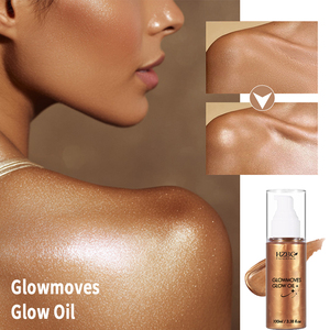 Aceite Corporal Brillante Orgánico de 100 ml, Hidratante, Brillante, Resistente al Agua, Crema Iluminadora, Iluminador, <span class=keywords><strong>Bronceador</strong></span> con Color - Product Image 5