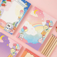 Hot-vente personnalisée sur belle découpée Mini bloc-notes papier à faire liste de papeterie