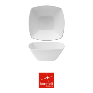 Bol à salade Eclipse blanc 22,4 × 22,4 cm carré en verre par Bormioli Rocco - Product Image 4