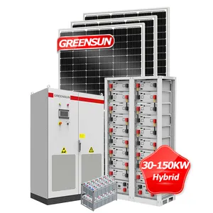 50Kw Solar Power System Complete Kit 50KW 100KW 150KW 250KW 500KW Hybrid Solar Energy System with Battery