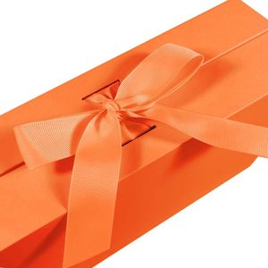 Caja de Regalo Rígida Magnética con Forro de Esponja y Recubrimiento UV con Logotipo Personalizado, Cierre Magnético, Cinta Rosa de Lujo, Embalaje Grande - Product Image 2