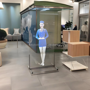 Película de Proyección Holográfica 3D / Película Transparente para Proyección Trasera (16:9) - Portátil para Artefactos Culturales e Imágenes Corporativas - Product Image 1