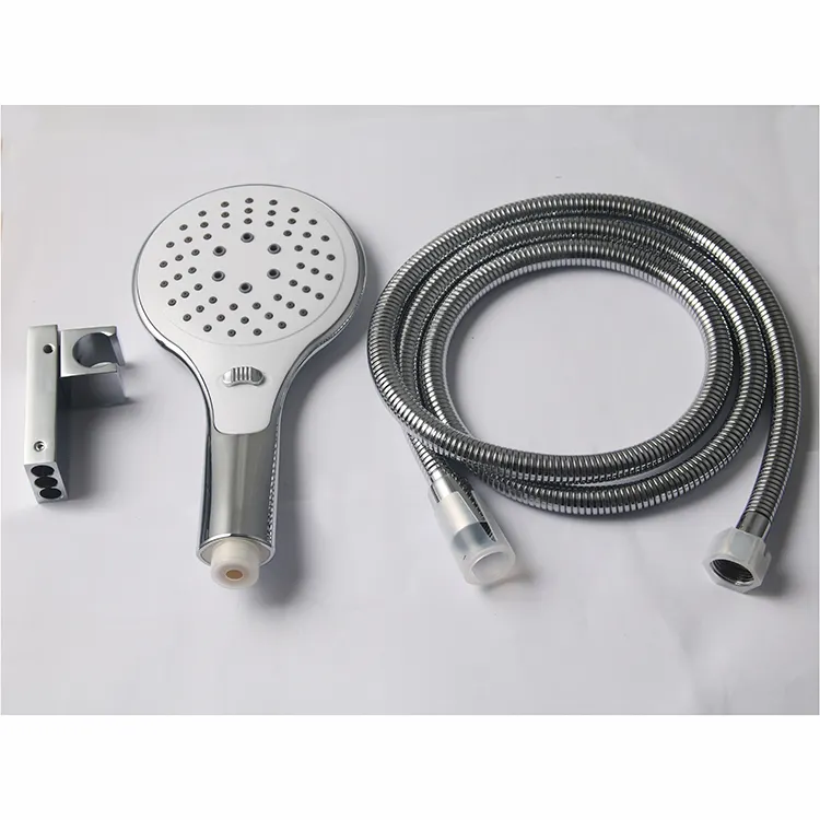 Sus201 Double Lock Shower Hose Shower Faucet China Factory Direct Price Hot Sale Bathroom Hand Held Spray Shower Hand PVC Chrome