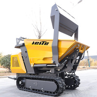 Mini-dumper chenillé multifonctionnel avec livraison gratuite, mini-dumper 500 kg 800 kg, mini-transporteur, camion benne pour la construction