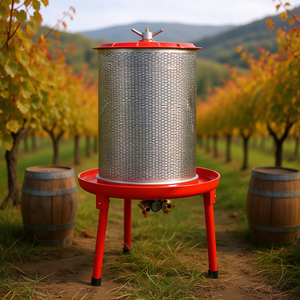 Prensa Hidráulica de Acero Inoxidable para Vino de 5.3 Galones, Equipo de Fermentación para la Elaboración de Vino y Sidra - Product Image 2