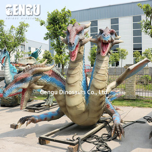 <span class=keywords><strong>Dragon</strong></span> animatronique de haute simulation pour parc d'attractions intérieur centre commercial parc d'aventure aéroport garderie métal - Product Image 6