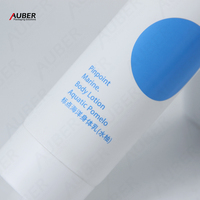 Bouchon à vis personnalisé double chambre ronde vide tube cosmétique D50 PE Hdpe tubes en plastique pour crème solaire lotion visage crème soins de la peau