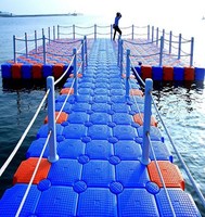 Pont flottant modulaire en HDPE pour jet ski, pont flottant en plastique, cubes de pont flottant pour jet ski