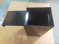 Caja de buzón de montaje de poste moderno Surealong Buzón de mediados de siglo para Navidad al aire libre