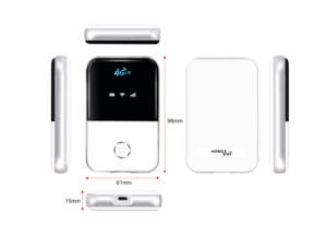 Router WiFi Portátil MF903 LTE de Largo Alcance, Hotspot Móvil Desbloqueado con Batería para Uso Doméstico, Incluye Función de Firewall, Wi-Fi 2.4g - Product Image 5