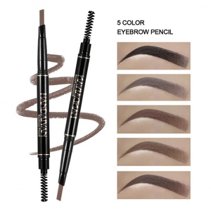 Crayon à sourcils automatique rotatif 5 couleurs, double embout, waterproof, anti-bavures, pointe fine, pour maquillage des yeux - Product Image 2