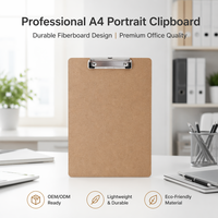 Caja de Almacenamiento de Documentos de Papel A4 de Una Sola Capa, Tablero de Escritura, Organizador de Papelería para Oficina y Escuela, con Clip