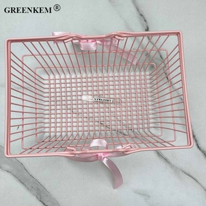 Kotak penyimpanan kuku Mini seni besi merah muda, 3 gaya Display alat peraga foto kreatif lucu ornamen kotak penyimpanan kuku - Product Image 5