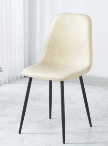 Nordic Luxury Modern Velvet <strong>Dining</strong> <strong>Chair</strong> with Backrest Anti-Cat Catching <strong>Cream</strong> Wind Design for Home Office <strong>and</strong> <strong>Dining</strong> Room - Product Image 3