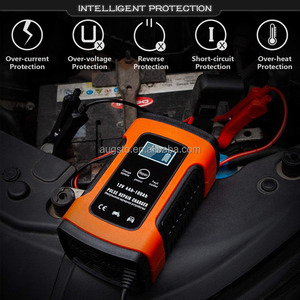 Cargador de batería inteligente automotriz 12V 5Amp con enchufe US UK AU EU para baterías de plomo-ácido AGM GEL SLA WET - Product Image 2