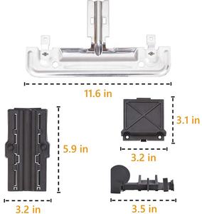Kit <span class=keywords><strong>de</strong></span> Ajuste <span class=keywords><strong>de</strong></span> Rejilla para <span class=keywords><strong>Lavavajillas</strong></span> W10712394, <span class=keywords><strong>Piezas</strong></span> para <span class=keywords><strong>Lavavajillas</strong></span> <span class=keywords><strong>Whirlpool</strong></span> - Product Image 6