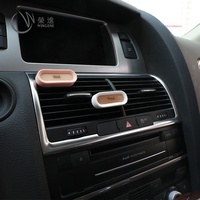 Clips en bois en Silicone d'usine pour diffuseur de ventilation de voiture désodorisant parfum de voiture Mini Portable en bois de ventilation de voiture