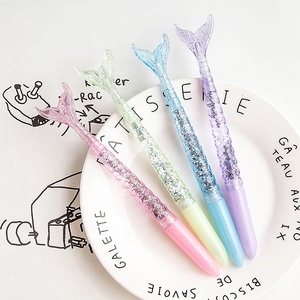 Fournitures scolaires créatives, papeterie Kawaii, adorable stylo gel en plastique sirène - Product Image 2