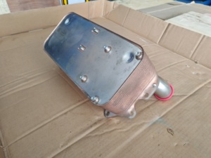 0501225381 0501 225 381 Gearbox Intarder Oil <b>Cooler</b> Assembly for 16S2531 TraXon - Product Image 2