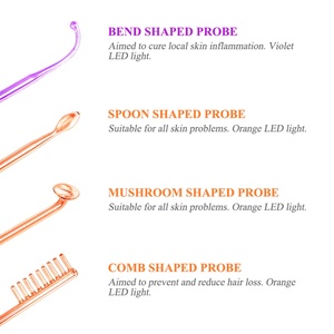 Baguette de beauté haute fréquence en promotion : Peigne de beauté galvanique à rayons haute fréquence pour appareil facial à usage domestique - Product Image 2