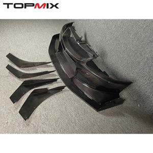 Mitsubishi <span class=keywords><strong>Lancer</strong></span> Evolution VL/V/X VT-Style กันชนหน้ารถ, อุปกรณ์แยกลมขอบด้านหน้าทำจากคาร์บอนไฟเบอร์รุ่นใหม่ - Product Image 2