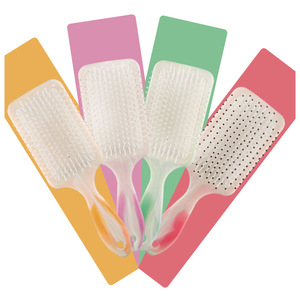Wanmei Hair Massage Comb Plastic <b>Cushion</b> <b>Rectangular</b> Hairbrush For Styling And Scalp Care - Product Image 5