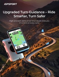 Ordinateur de vélo <span class=keywords><strong>GPS</strong></span> BiNavi, écran tactile 3,5 pouces, navigation cartographique, contrôle de la musique, conseils de montée, ordinateur de vélo <span class=keywords><strong>GPS</strong></span> sans fil - Product Image 2