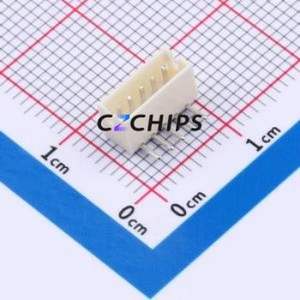 W1501100-5PW2113 Wire-to-Board Pin Header Bent Lead Through Hole,P=1.5mm Connector 1x5P 1.5mm Right Angle Insert ZH - Product Image 1