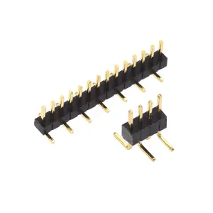 Paso de 1,0mm 4P + 14p SMD pin header conector de PIN macho de una sola fila