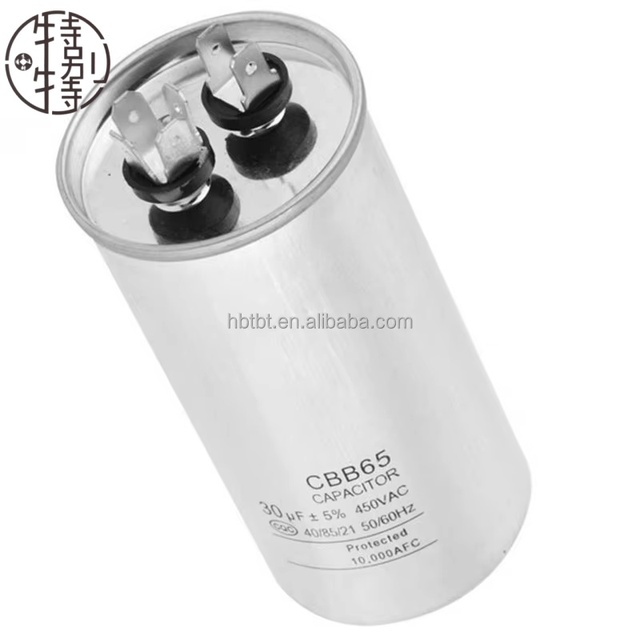 CBB65 Start Capacitor  Air Conditioner Compressor AC Motor Run Capacitor 450V  30UF  Air Conditioner Cbb65 Capacitor