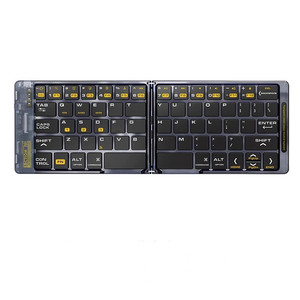 Foldable Office <strong>Keyboard</strong> Pocket Size Portable <strong>Ergonomic</strong> Scissor Switch Wireless Folding Mini <strong>Touchpad</strong> <strong>Keyboard</strong> for PC Tablet - Product Image 6