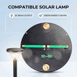 Mini Panel Solar Circular Mono Personalizado de 5V 0.4W con 20% de Eficiencia, Panel Rígido Pequeño para Dispositivos Inteligentes IoT SUNBOY SOLAR SD-80 CE - Product Image 5