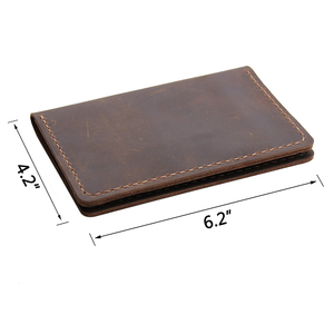 Tùy Chỉnh Màu Nâu Thẻ Tín Dụng Hộ Chiếu Du Lịch Mini Pocket Trường Ghi Chú Tổ Chức Da Chính Hãng Máy Tính Xách Tay Bìa - Product Image 5