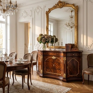 Aparador de Madera de Serpentina de Versalles |   <span class=keywords><strong>Buffet</strong></span> de Comedor Clásico Francés de Lujo - EKAR - Product Image 2