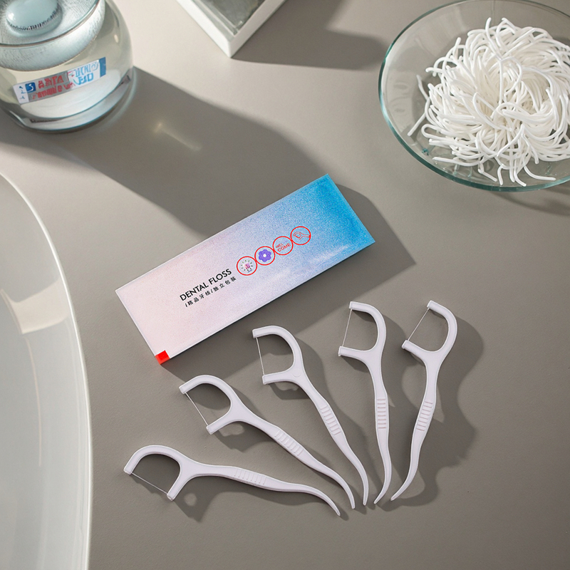 Hygienic Individually Wrapped Floss Sanitary Single