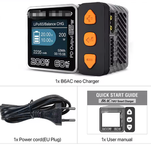 New <b>Smart</b> DC 200W AC 60W <b>Battery</b> Balance <b>Charger</b> B6AC Neo SK-100200 Upgraded for B6ac V2 Made in China - Product Image 5
