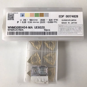 Insertos de Torneado Cuadrados de Carburo de Tungsteno CNC WNMG080404-MA UE6020, Tamaño de Cuchilla de 32 mm, Herramientas de Máquina CNC, Soporte OEM Personalizable - Product Image 5