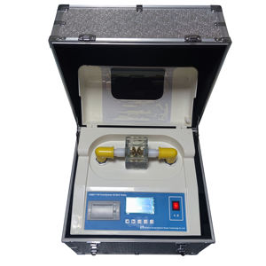 ZWJD111B testeur de tension de claquage de résistance diélectrique d'huile <span class=keywords><strong>60kV</strong></span> 80kV testeur Bdv d'huile de transformateur Portable - Product Image 1