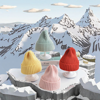 Vente chaude Nouveau bonnet en tricot doux pour bébé en bas âge pour l'hiver Accessoire de mode pour enfants Fournisseur de chapeaux