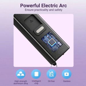 Professional Manufacturer's Rechargeable Electric <b>Lighter</b> Led Flashlight Self Defense for BBQ Kitchen Promotional Flashlight - Product Image 3