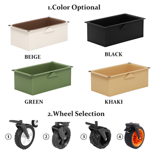 折り畳み式ステンレス鋼ユーティリティワゴンカート大型折りたたみ式折り畳み式ビーチワゴンショッピング用収納ツールカスタマイズ可能OEM - Product Image 2