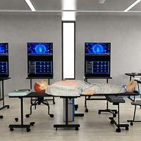 DARHMMY PVC Computadora ECG Simuladores Varias herramientas de educación en ciencias médicas