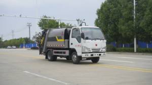 Mini camión de <span class=keywords><strong>basura</strong></span> ISUZU con rueda motriz 4x2, compactador, camión de <span class=keywords><strong>basura</strong></span>, recolector de <span class=keywords><strong>basura</strong></span> y <span class=keywords><strong>cubo</strong></span> de <span class=keywords><strong>basura</strong></span> - Product Image 3