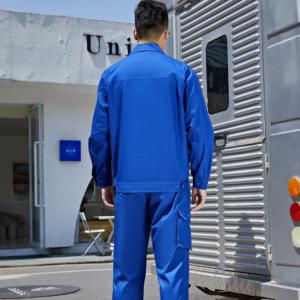 Mùa Hè Dài Tay Áo An Toàn Cotton Thoáng Khí Xây Dựng Làm Việc Đồng Phục Coverall Phù Hợp Với Công Nghiệp Làm Việc Quần Áo - Product Image 4