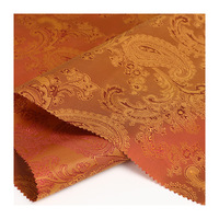 Tissu Jacquard Paisley 100% Polyester Satiné Tissé pour Doublures de Costumes et Sacs à Dos pour Garçons Motif Teint
