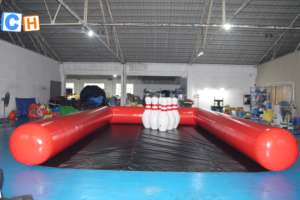 <span class=keywords><strong>Salle</strong></span> <span class=keywords><strong>de</strong></span> <span class=keywords><strong>jeux</strong></span> <span class=keywords><strong>de</strong></span> <span class=keywords><strong>bowling</strong></span> gonflable à l'intérieur et à l'extérieur <span class=keywords><strong>de</strong></span> l'équipement d'amusement jeu interactif multijoueur - Product Image 2